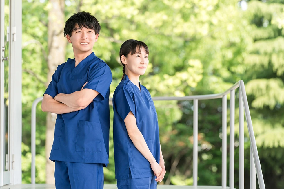 高齢者支援で働くイメージ